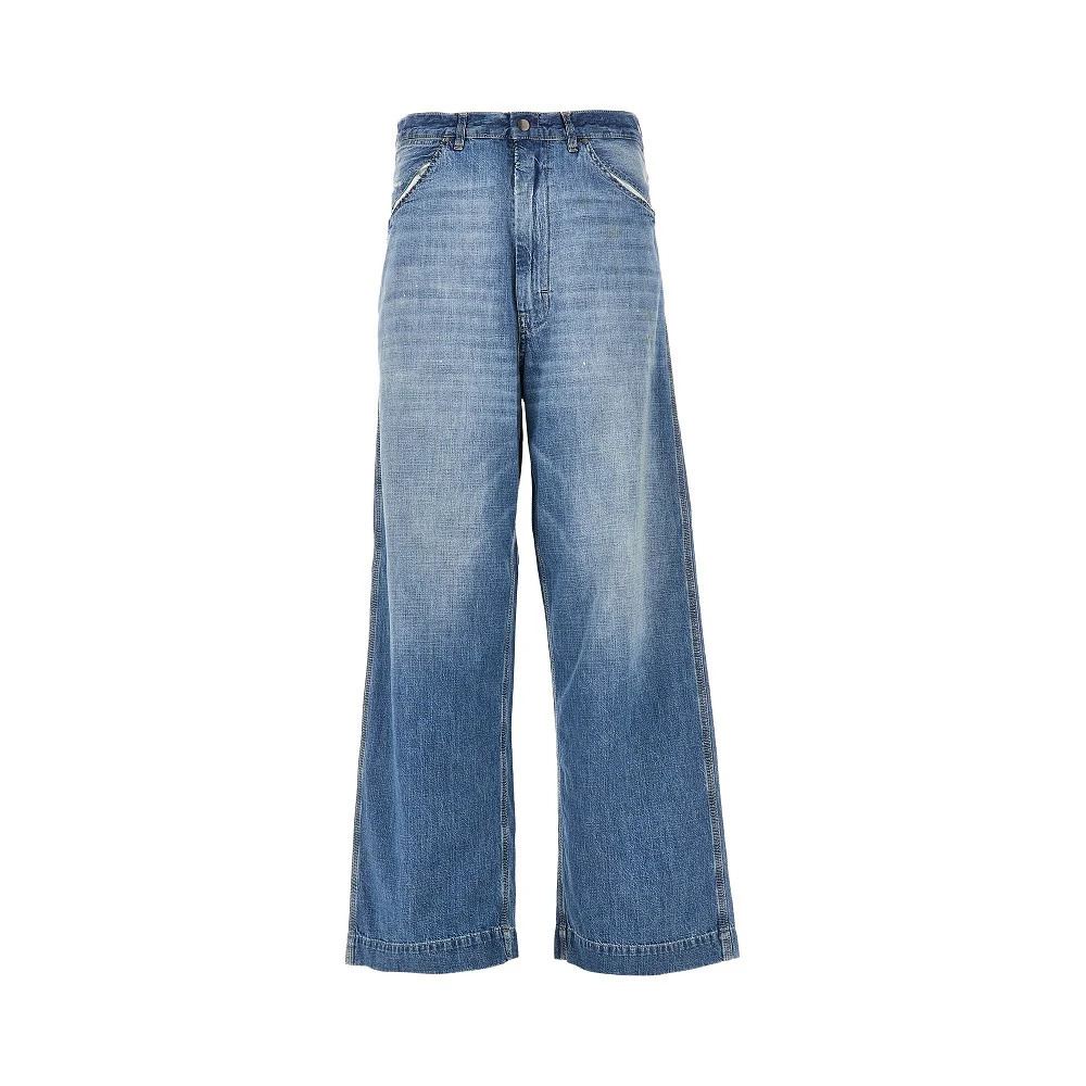 Maison Margiela Washed Denim Wide Leg Jeans